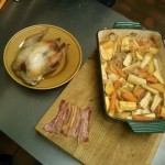 Pheasant is roasted...
