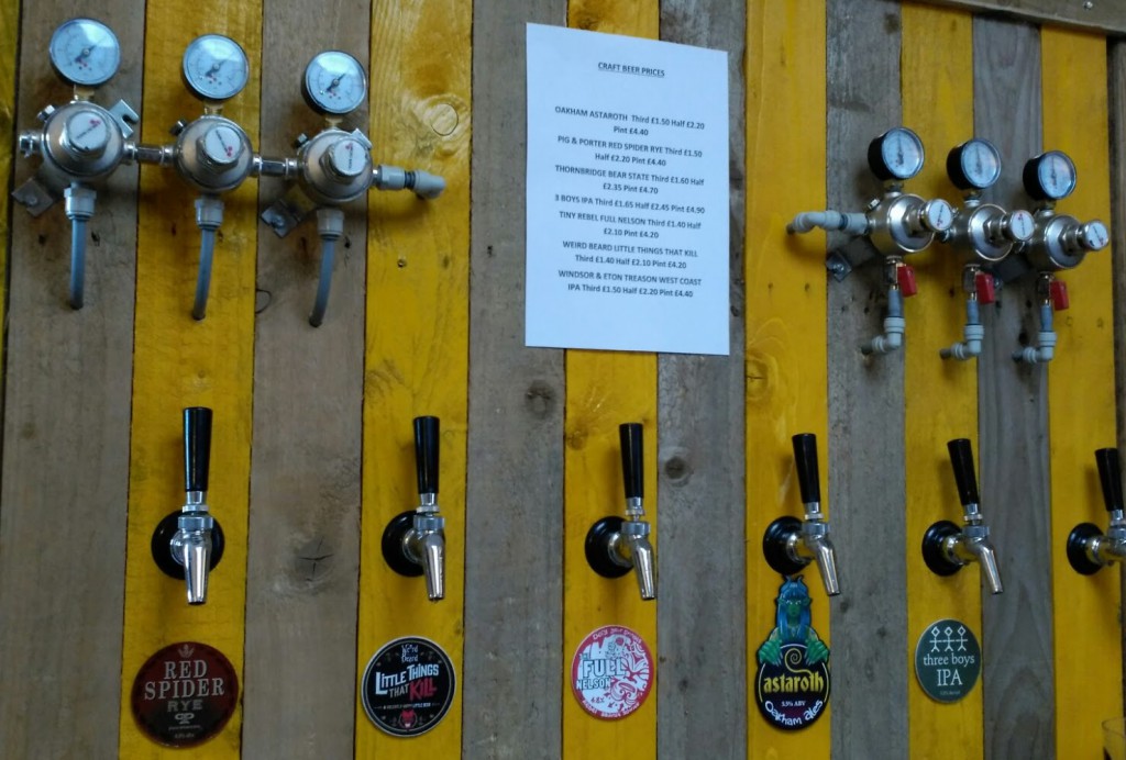 Jolly Good Beer wall